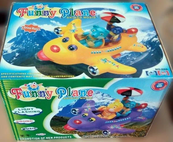 Giocattolo in plastica a batteria «Funny Plane Arioso music» (Unknown)