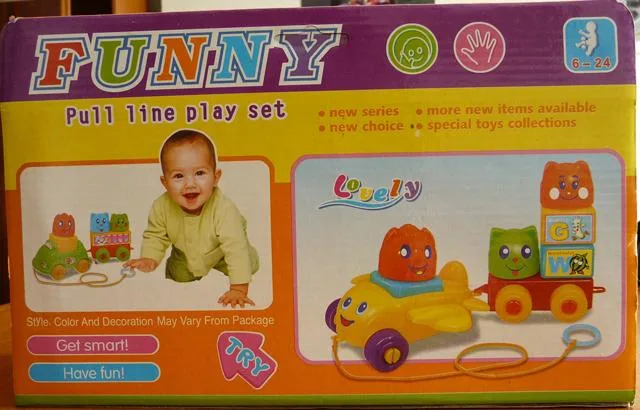 Giocattolo pull-along «Funny - Pull Line Play Set» (Huang Da)