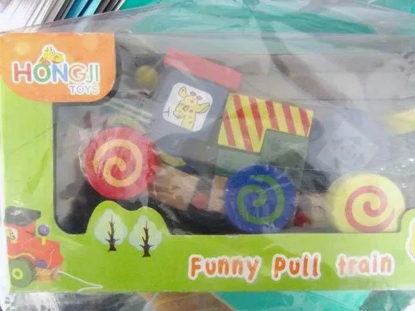 Treno con blocchi impilabili «Funny Pull Train» — foto 2 dell'alert A12/2000/14