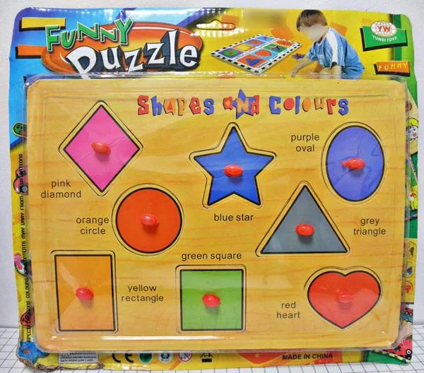 Puzzle di legno «FUNNY PUZZLE» (YUWEI TOYS)