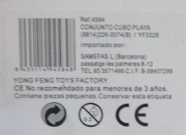 Set di giocattoli da spiaggia «Funny Toys» — foto 3 dell'alert A12/1074/17