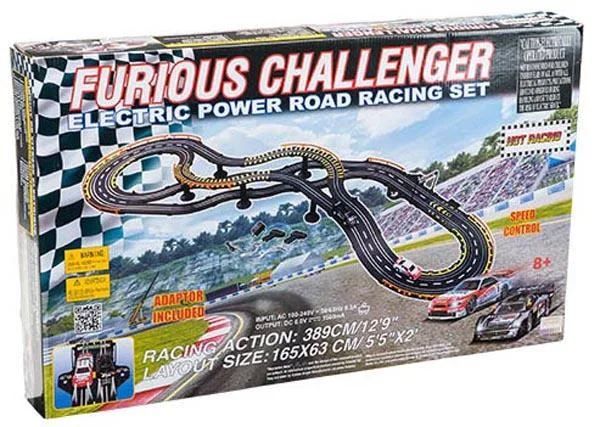 Set auto elettrico da corsa «Furious Challenger» (GB GLOBAL)