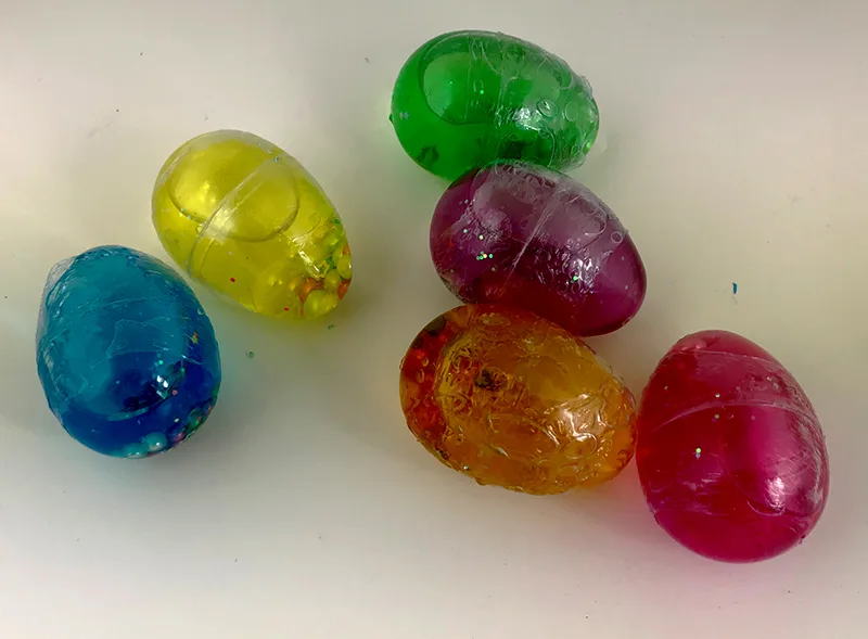 Melma del giocattolo «Fyess 6 pack magic confetti slime»