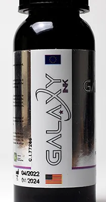 Inchiostro del tatuaggio «Galaxy Ink Black» — foto 3 dell'alert A12/00500/23