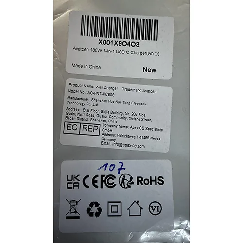 Caricabatterie USB «GaN 7 Port Fast Charger Station» — foto 1 dell'alert SR/01040/25