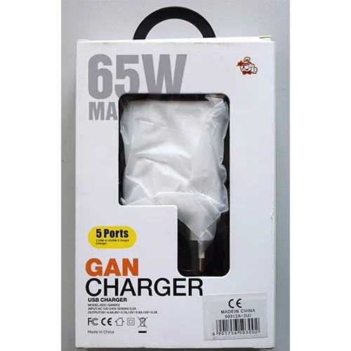 Caricabatterie USB «GAN CHARGER 65W MAX 5» — foto 4 dell'alert SR/02519/26