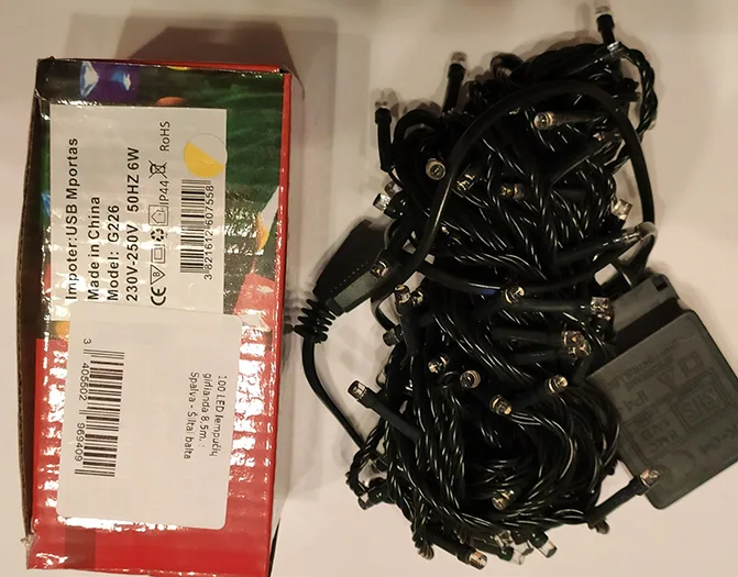 Catena di illuminazione «Garland 100 LED bulbs» — foto 3 dell'alert A12/00567/22