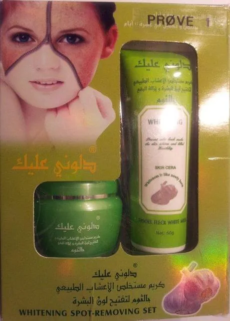 Prodotto schiarimento della pelle «Garlic whitening spot removing set» — foto 1 dell'alert A12/1504/13
