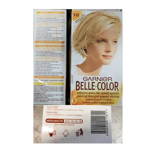 Tintura per capelli «Garnier Belle Color» — foto 1 dell'alert A12/00546/24