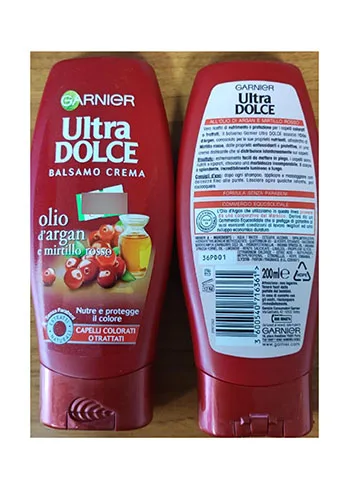 Balsamo per capelli «Garnier Ultra dolce» — foto 1 dell'alert A12/02335/23