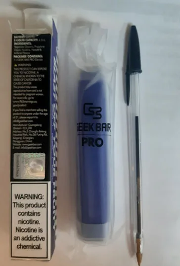 Sigaretta elettronica usa e getta «Geek Bar Pro 5% (50mg/ml) 4.5ml» — foto 2 dell'alert A12/01863/21