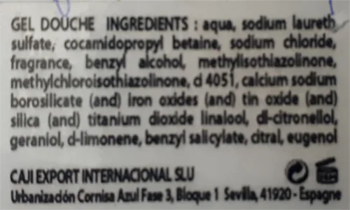 Gel doccia «Gel Douche Pomme d'Amour OUD DUBAI EL Saphir» — foto 1 dell'alert A12/00588/22