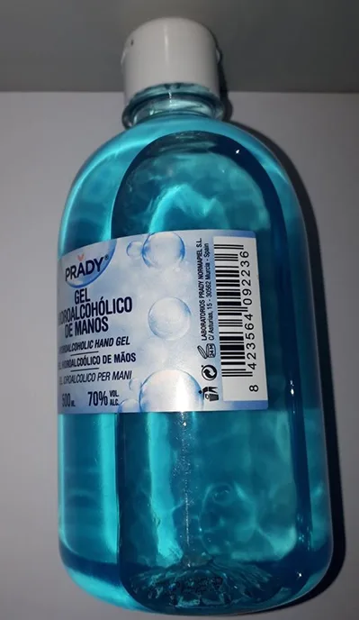 Disinfettante per le mani «Gel hidroalcoholico de manos» (PRADY)