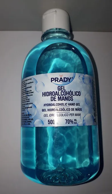 Disinfettante per le mani «Gel hidroalcoholico de manos» — foto 4 dell'alert A12/01604/20