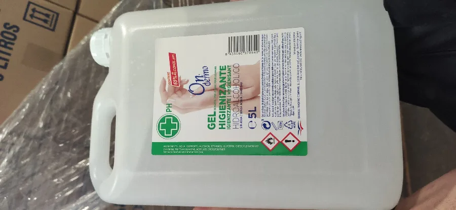 Disinfettante per le mani «Gel Higienizante de manos/ Gel Hygiénisant pour les mains / Gel Igienizzante per le mani» — foto 6 dell'alert A12/01010/20