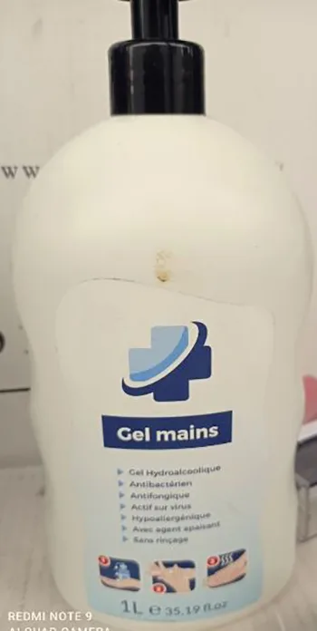 Disinfettante per le mani «Gel mains» — foto 2 dell'alert A12/01601/20