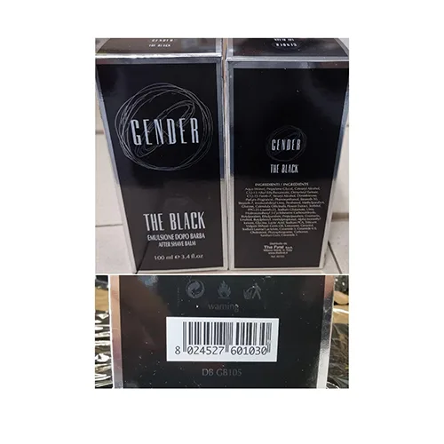 Emulsione dopobarba «Gender The Black» — foto 1 dell'alert A12/01193/24