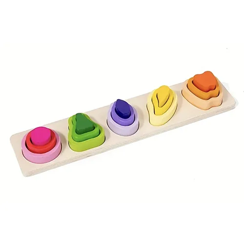 Giocattolo di legno «Geometric Shapes Wooden Sorter»