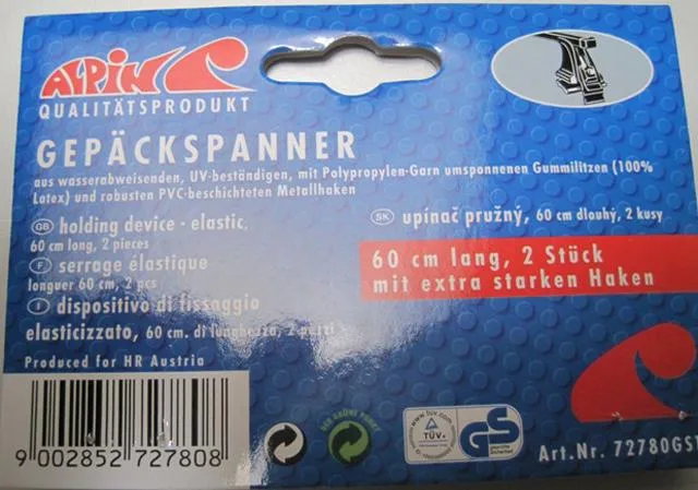Serratura della bici «Gepäckspanner (holding device -elastic)» (Alpin)