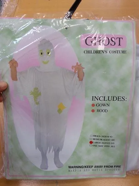 Costume di fantasia «GHOST Children's Costume» — foto 2 dell'alert A12/0381/16