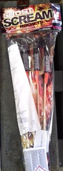Fuochi d'artificio «Ghost Scream Rockets» (WECO)