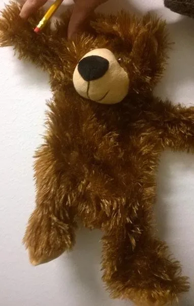 Peluche pelle giocattolo «Gift from Santa» (My Pawfect Bear)