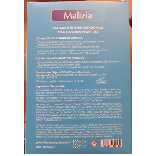 Set di cosmetici «Gift set» (Malizia)
