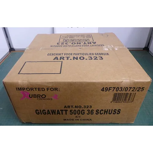 Fuochi d'artificio «Gigawatt 500G 36 Schuss» — foto 2 dell'alert SR/01507/26