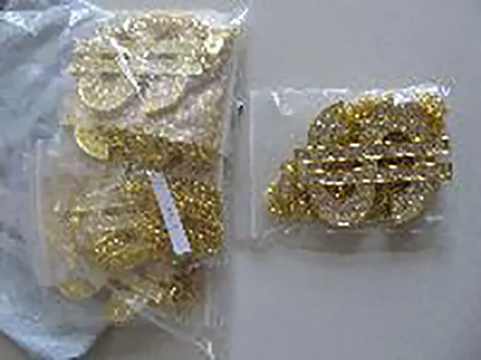 Collana «gigitube 6 Stück Hip Hop Gold Kette, Hip Hop Dollar Halskette, Dollarzeichen Anhänger» — foto 1 dell'alert A12/00507/21