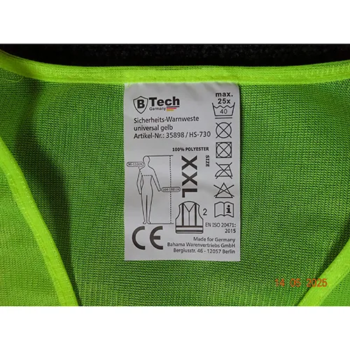 Gilet di sicurezza — foto 5 dell'alert SR/03167/25