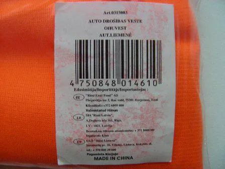 Gilet di sicurezza — foto 3 dell'alert 1515/08