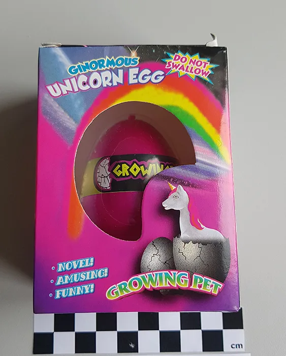 Giocattolo espandibile «Ginormous Unicorn Egg»