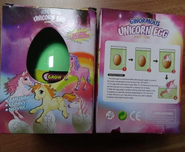Giocattolo in espansione «Ginormous Unicorn Egg» (Unknown)