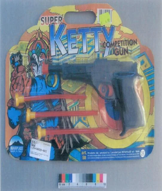 Gioca set di tiro "Super Ketty Competition Gun" &amp; #13; (Rovaplast)