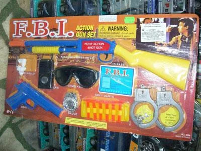 Giocattoli a proiettile – Set di giochi d'azione (1. SPECIAL RESPONSE TEAM; 2. F.B.I.)