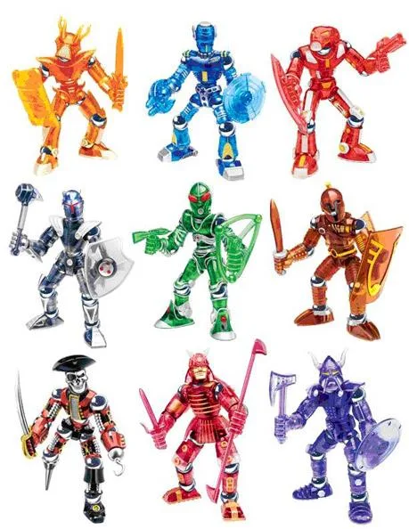 Giocattoli con magneti – Magnetix MagnaMan figure d'azione magnetiche. (MEGA Brands)