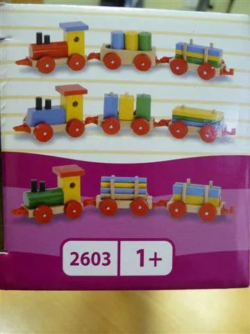 Giocattoli di legno – Locomotive con carri (EICHHORN)