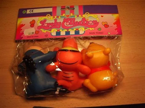 Giocattoli di plastica – Set di tre giocattoli spremevoli "Lovely Collection" — foto 2 dell'alert 0501/07