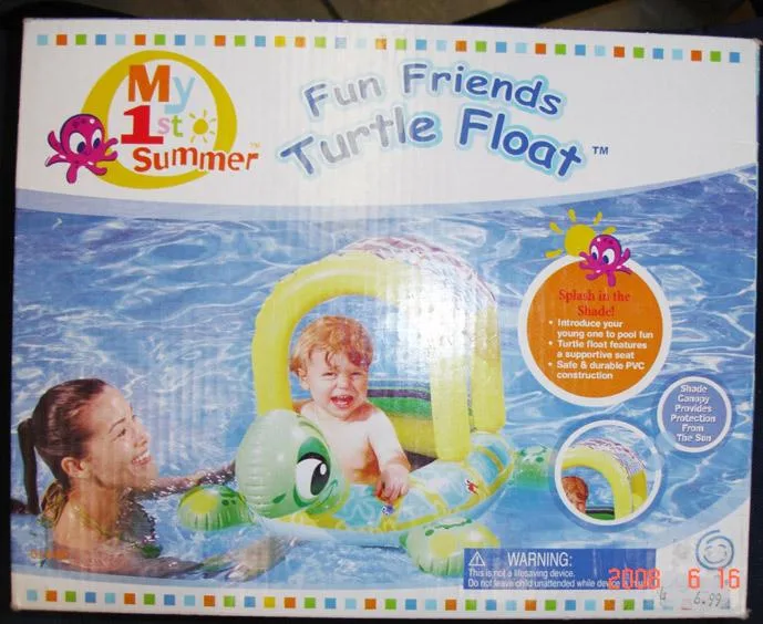 Giocattoli gonfiabili di plastica – Divertimento amici Tartaruga Float — foto 2 dell'alert 1353/08