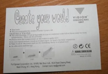 Giocattoli in espansione – coltivare giocattoli frutta e verdura (VISION®)