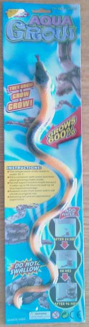 Giocattoli in espansione – serpente in crescita — foto 2 dell'alert 1231/09