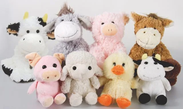 Giocattoli morbidi assortiti "Furry Soft Toy Farm Animals an