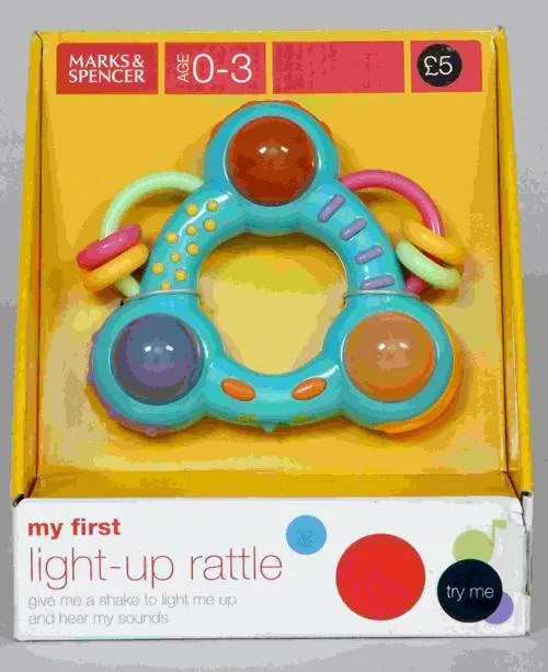 Giocattoli morbidi – Light-Up Rattle (Marks &amp; Spencer)