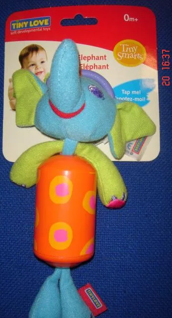 Giocattoli per bambini piccoli – 1. Baby Bunny, 2 anni. Ella Elephant, 3. Louie Lion (Tiny Love)