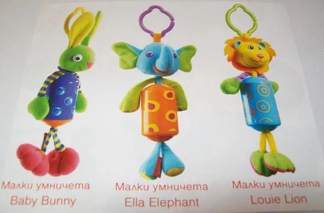 Giocattoli per bambini piccoli – 1. Baby Bunny, 2 anni. Ella Elephant, 3. Louie Lion — foto 2 dell'alert 0712/10