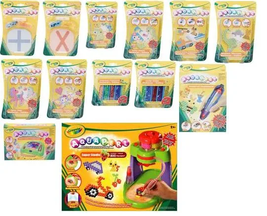 Giocattoli – set di attività di perle di plastica (Bindeez, Aqua Dots, and Aquaperl (France))