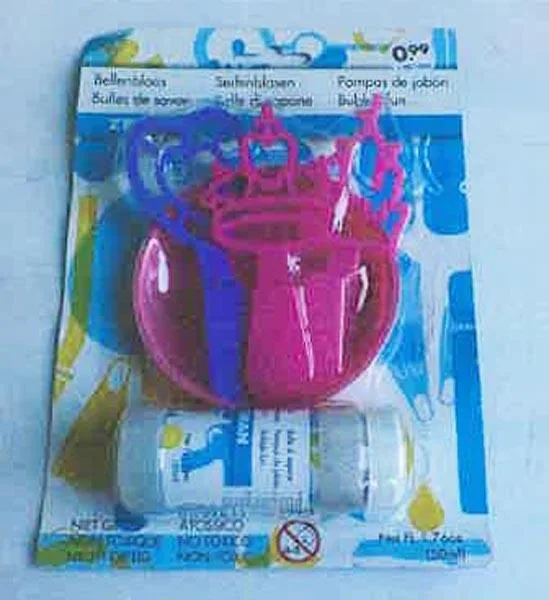Giocattolo a bolle di sapone (Zeeman)