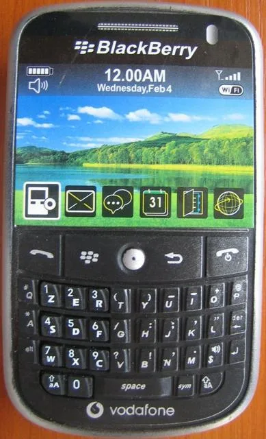 Giocattolo cellulare "Super Mobile" (Vodafone Blackber) (Fun Toys)