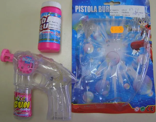 Giocattolo della bolla di sapone "Music Bubble Gun" &amp; #13; &amp; #13; (ERJUTOYS)