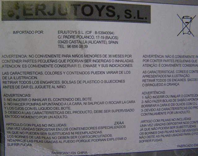 Giocattolo della bolla di sapone "Music Bubble Gun" &amp; #13; &amp; #13; — foto 2 dell'alert A12/0927/12